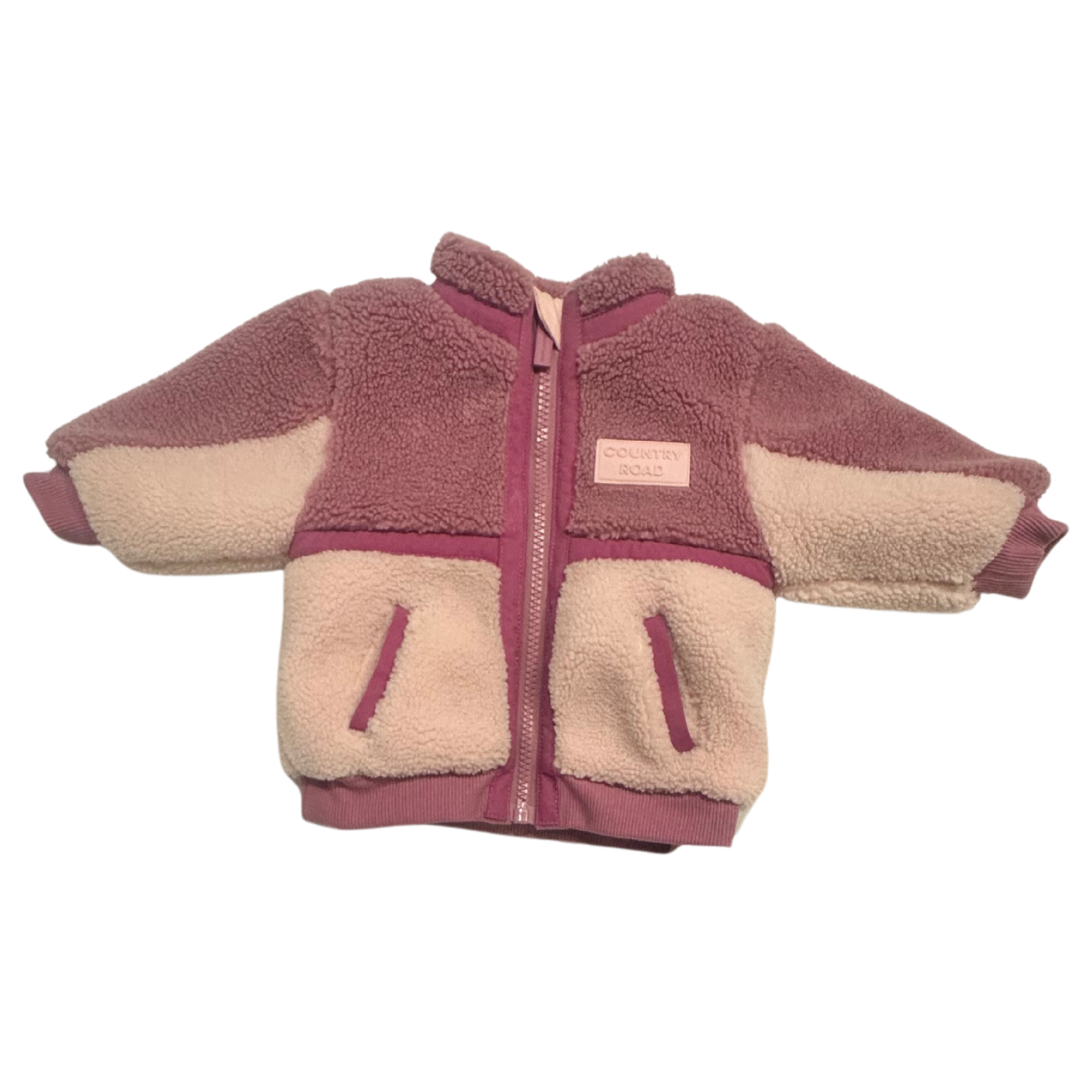 Country Road Pink Sherpa Jacket 00