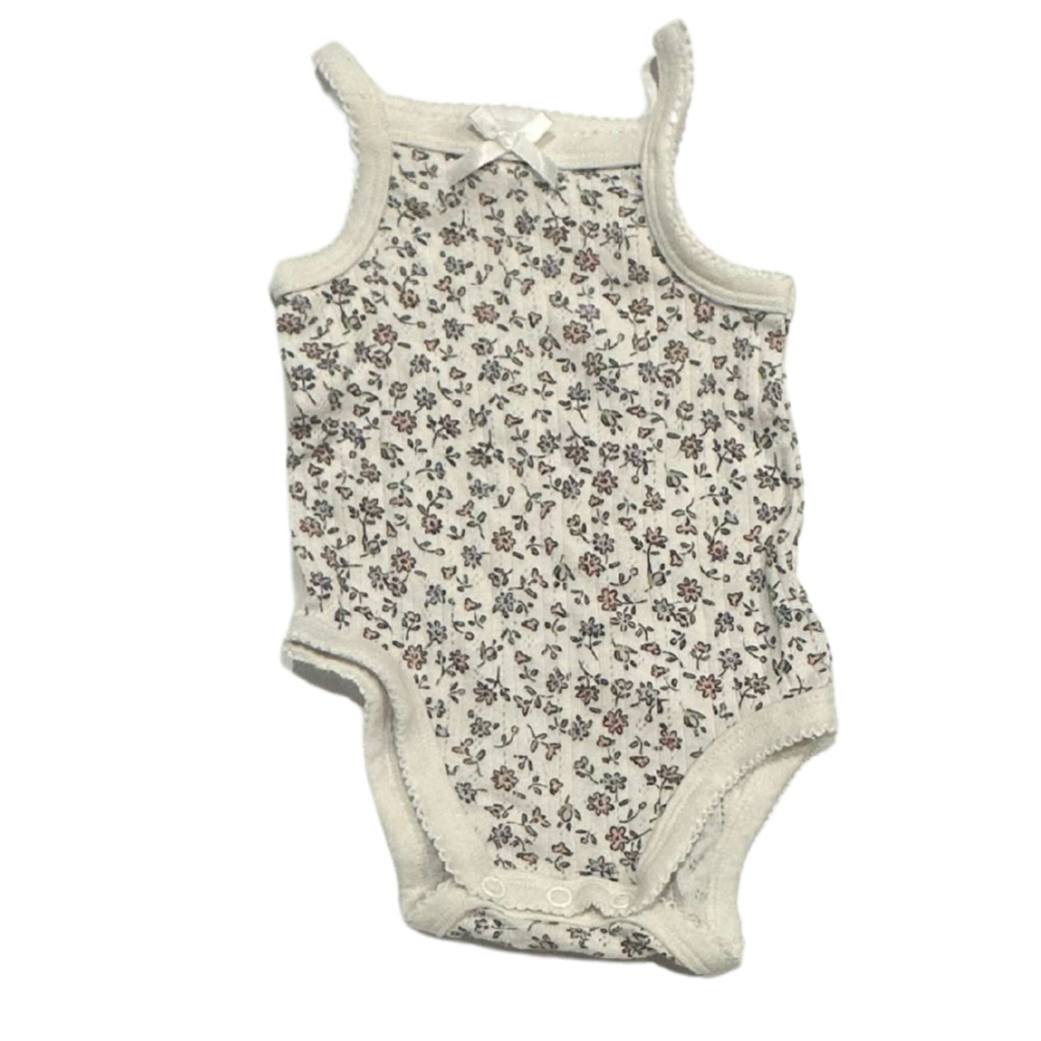 Dymples Ribbed Floral Singlet 00